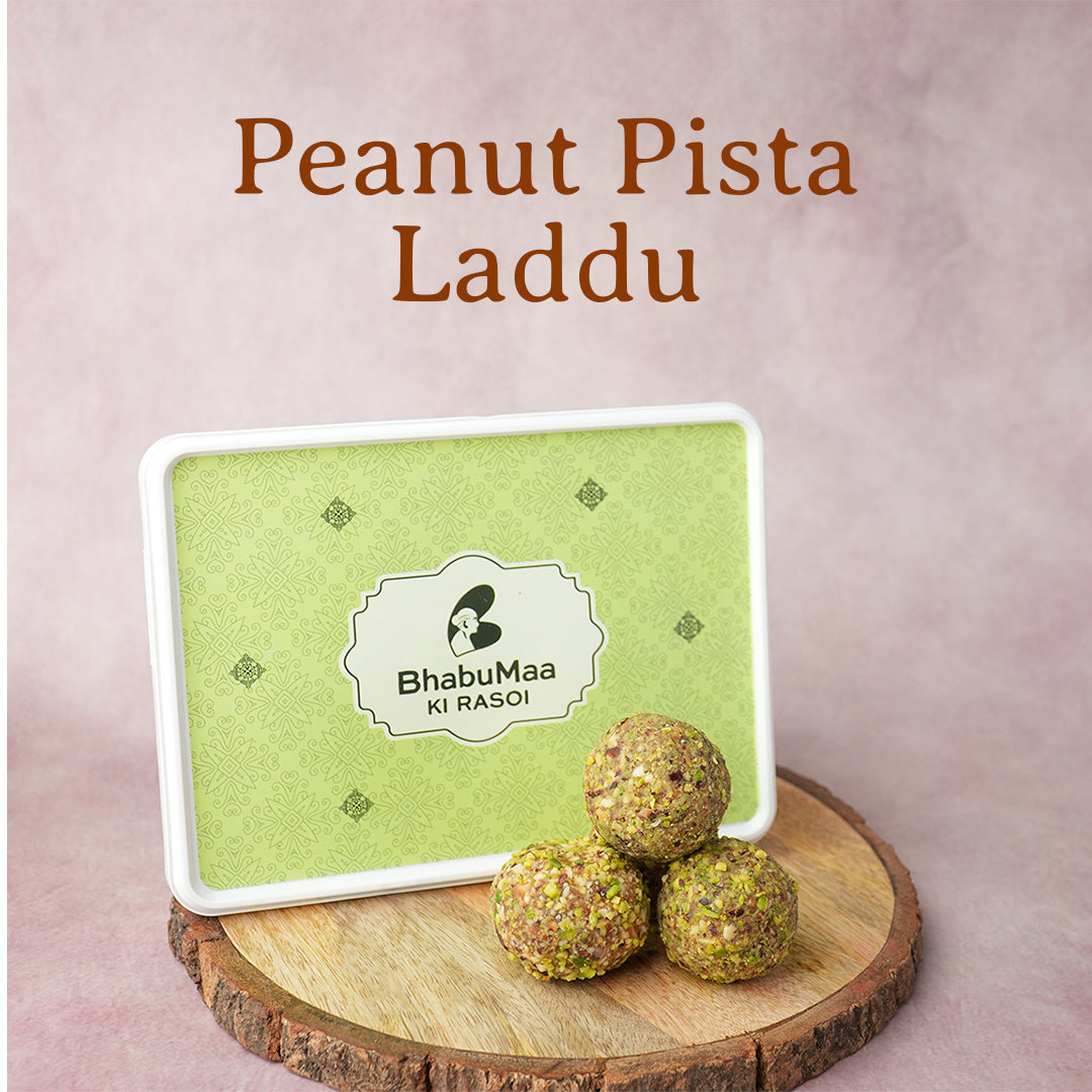 Peanut Pista Laddu | Peanut | With Roasted Peanuts & Pistachios | Winter Special