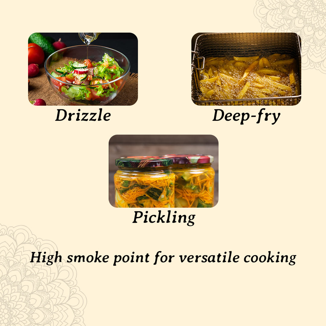 Wood-Pressed Mustard Oil (1L)