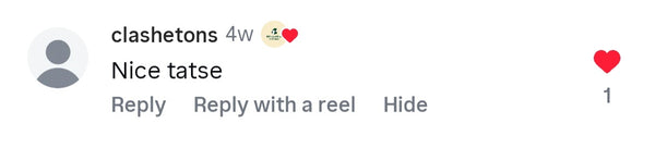 Customer review screenshot