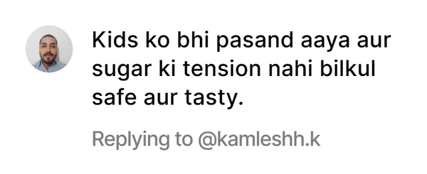 Customer review screenshot