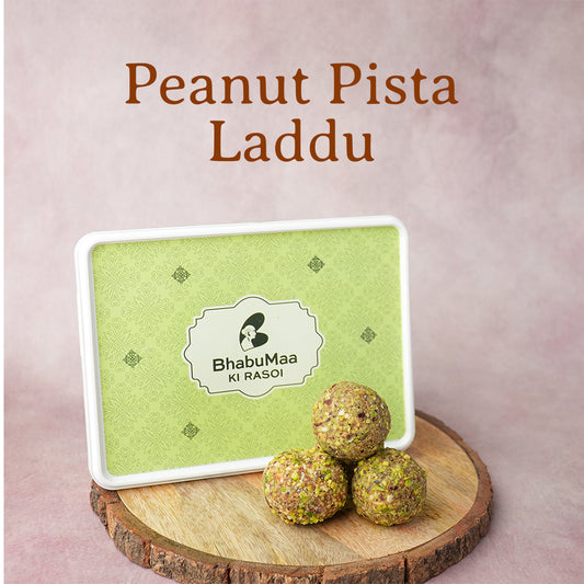 Peanut Pista Laddoo | Peanut | With Roasted Peanuts & Pistachios