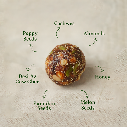 Saatvik Laddu | Nuts, Seeds & Raw Honey