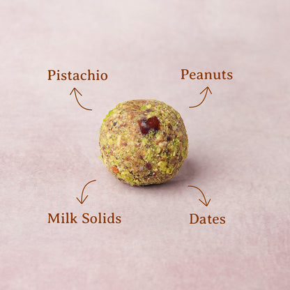 Peanut Pista Laddoo | Peanut | With Roasted Peanuts & Pistachios