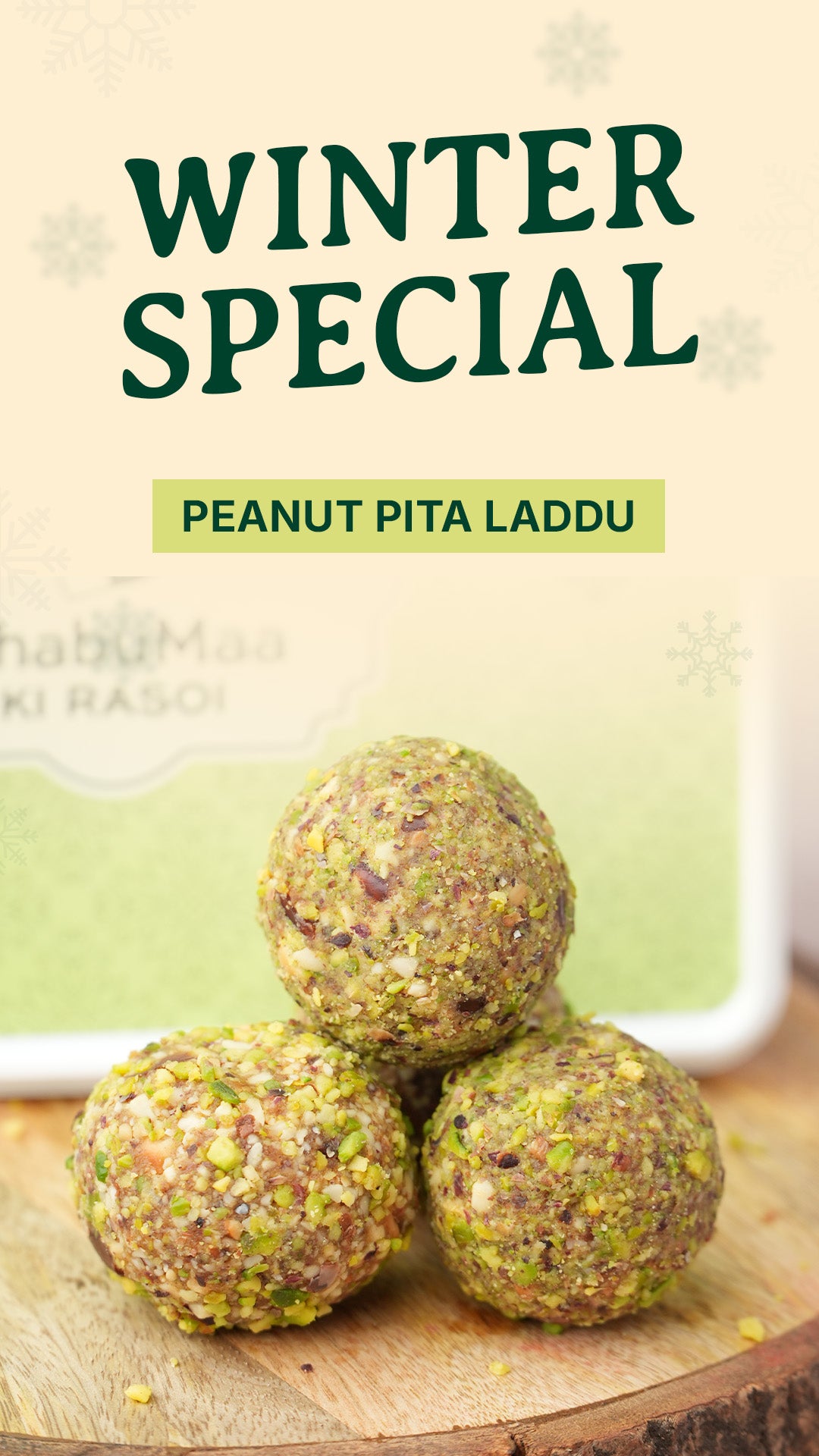 Peanut pista laddu