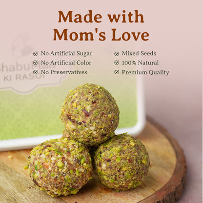 Laddu Combo I Peanut Pista Laddu - Saatvik Laddu