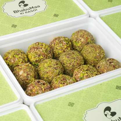 Laddu Combo I Peanut Pista Laddu - Saatvik Laddu