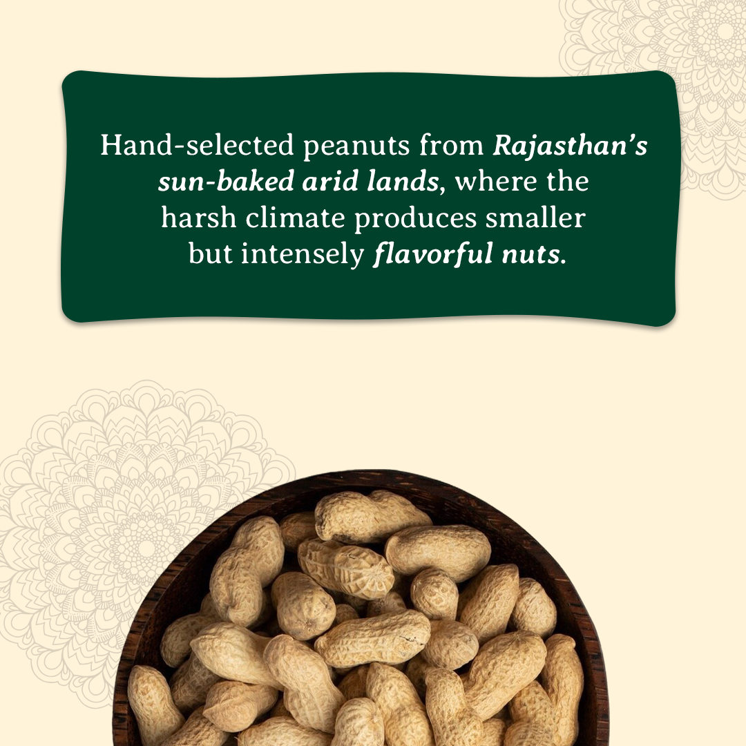 Wood-Pressed Groundnut Oil (Peanut Oil) (1L)