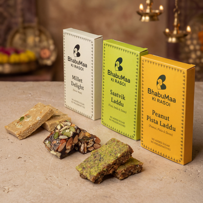 Millet Delight (Jowar Base) | Peanut Pista | Satvik laddu | Combo of 3 (100gm X 3)