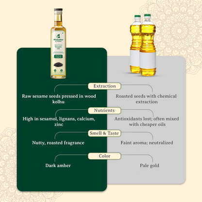 Wood-Pressed Sesame Oil (Til Oil)