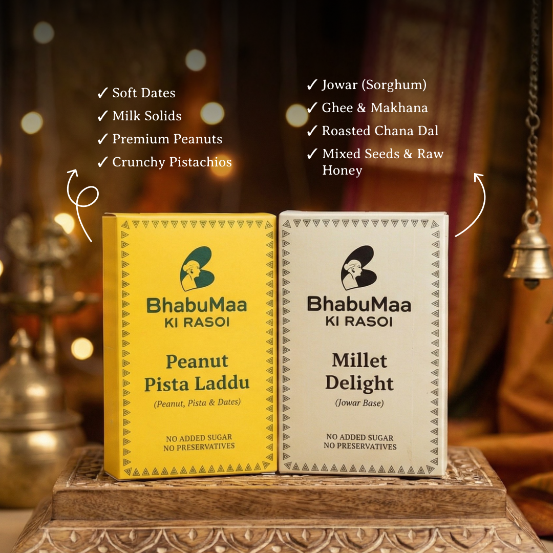 Millet Delight(Jowar Base) | Peanut Pista Laddu | Combo of 2 (100gm X 2)