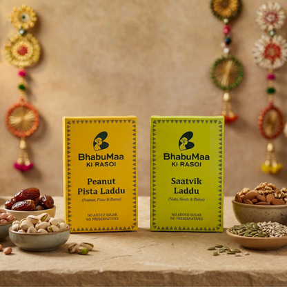 Saatvik | Peanut Pista Laddu | Combo of 2  (100X 2)