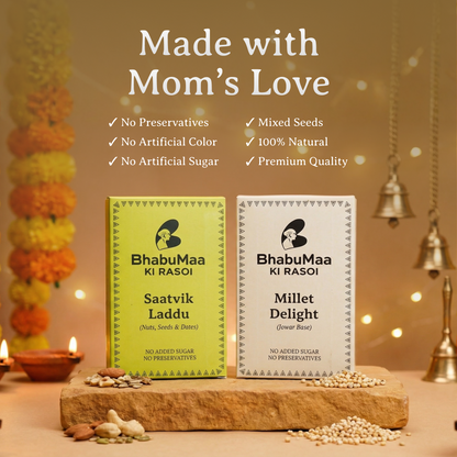 Millet Delight(Jowar Base) | Satvik Laddu | Combo of 2  (100gm X 2)